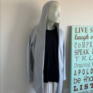 Gray Extended Cape